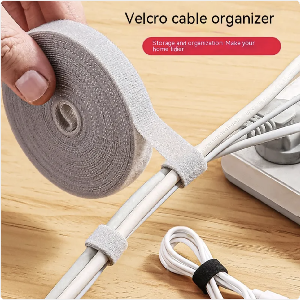 Japanese Portable Velcro Cable Organizer